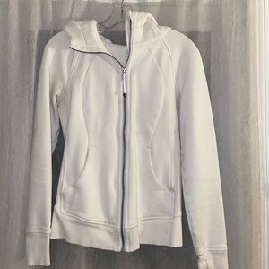White Lululemon Hooded Jacket